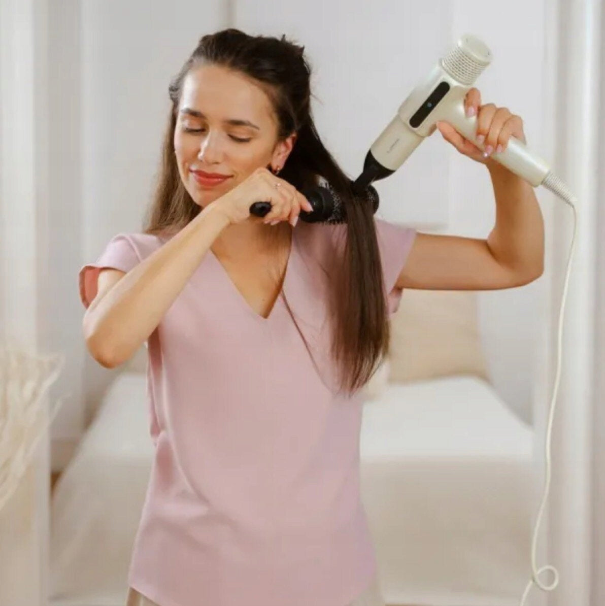 Hair Dryer MPM MSW-26 Diffuser Ionization Brand MPM