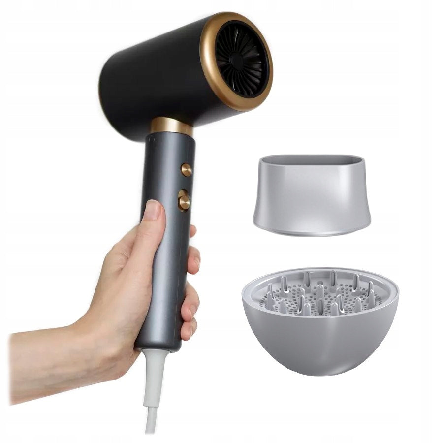 Hair Dryer Professional STRONG IONIZATION Cold BLOW +DIFFUSER