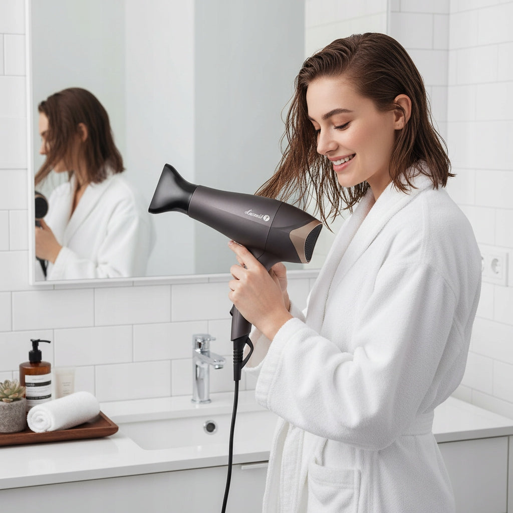 Hair Dryer with Diffuser Ionization Folding Travel Handle 2400W Packaging status original