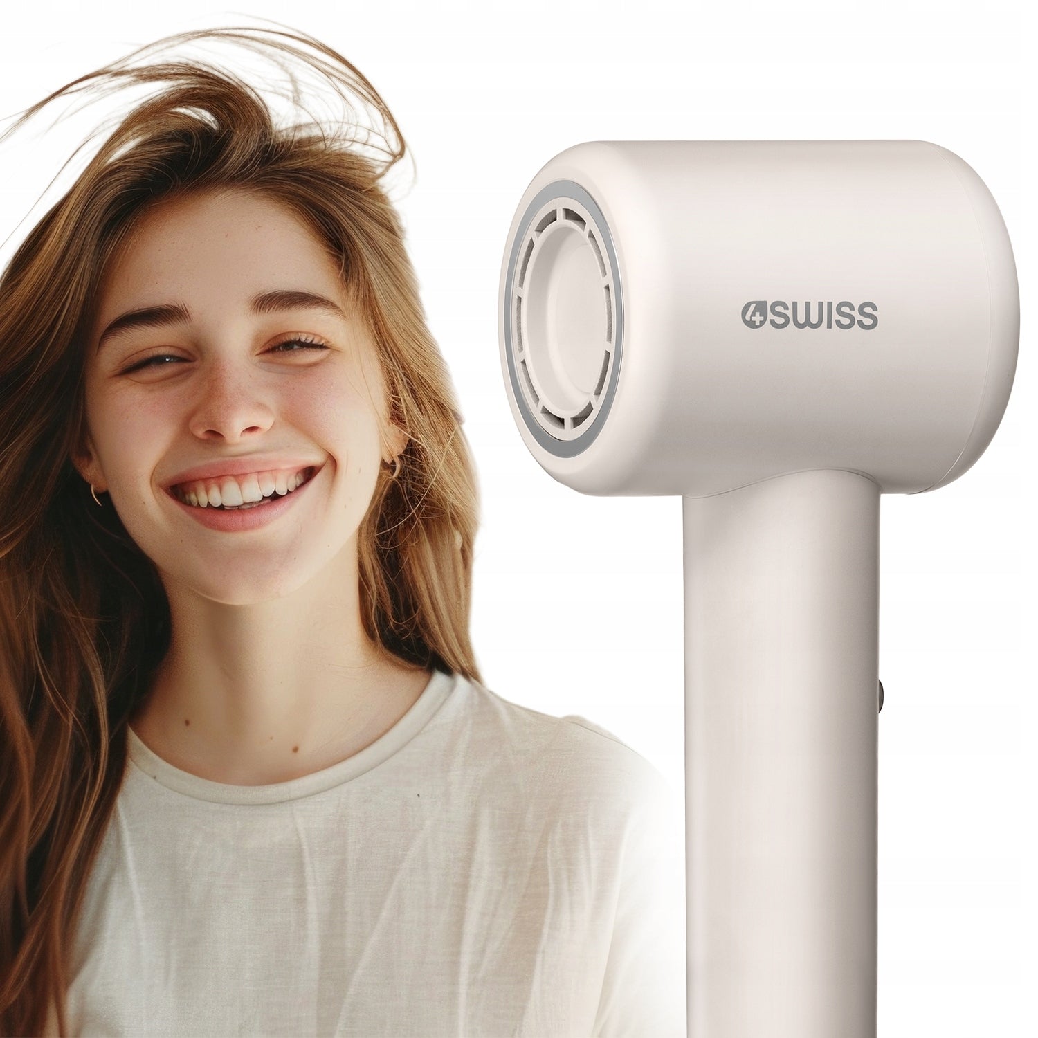 Hair Dryer with Diffuser with Ionization 4Swiss AirCare 1400W 8 Modes EAN (GTIN) 5908233649292