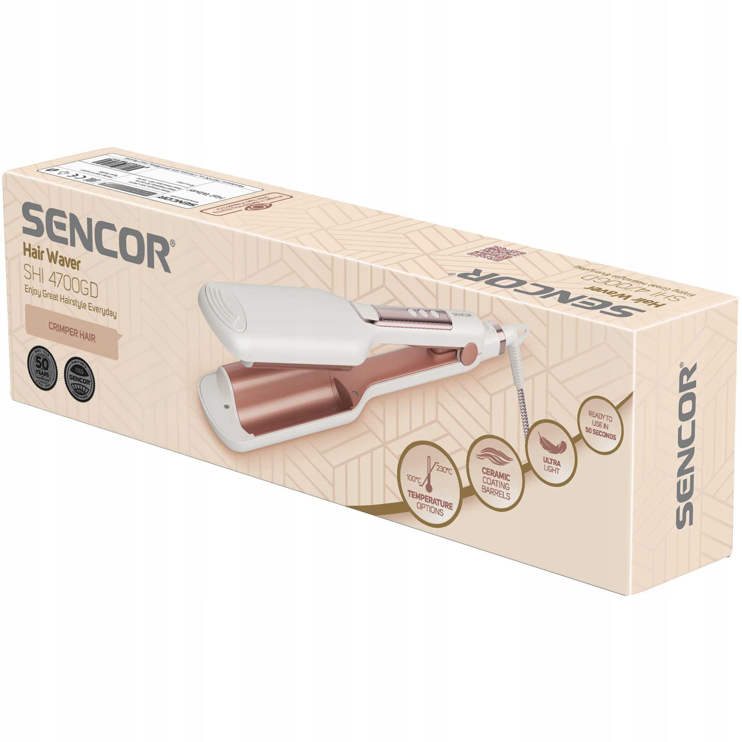 Hair Inverter Sencor SHI 4700GD CERAMIC 14Settings 50 sec Ready Brand Sencor