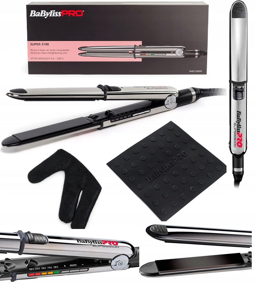 Hair Straightener Babyliss Pro Elipsis 3100 24 mm curling iron Ionization 2in1 Packaging status original