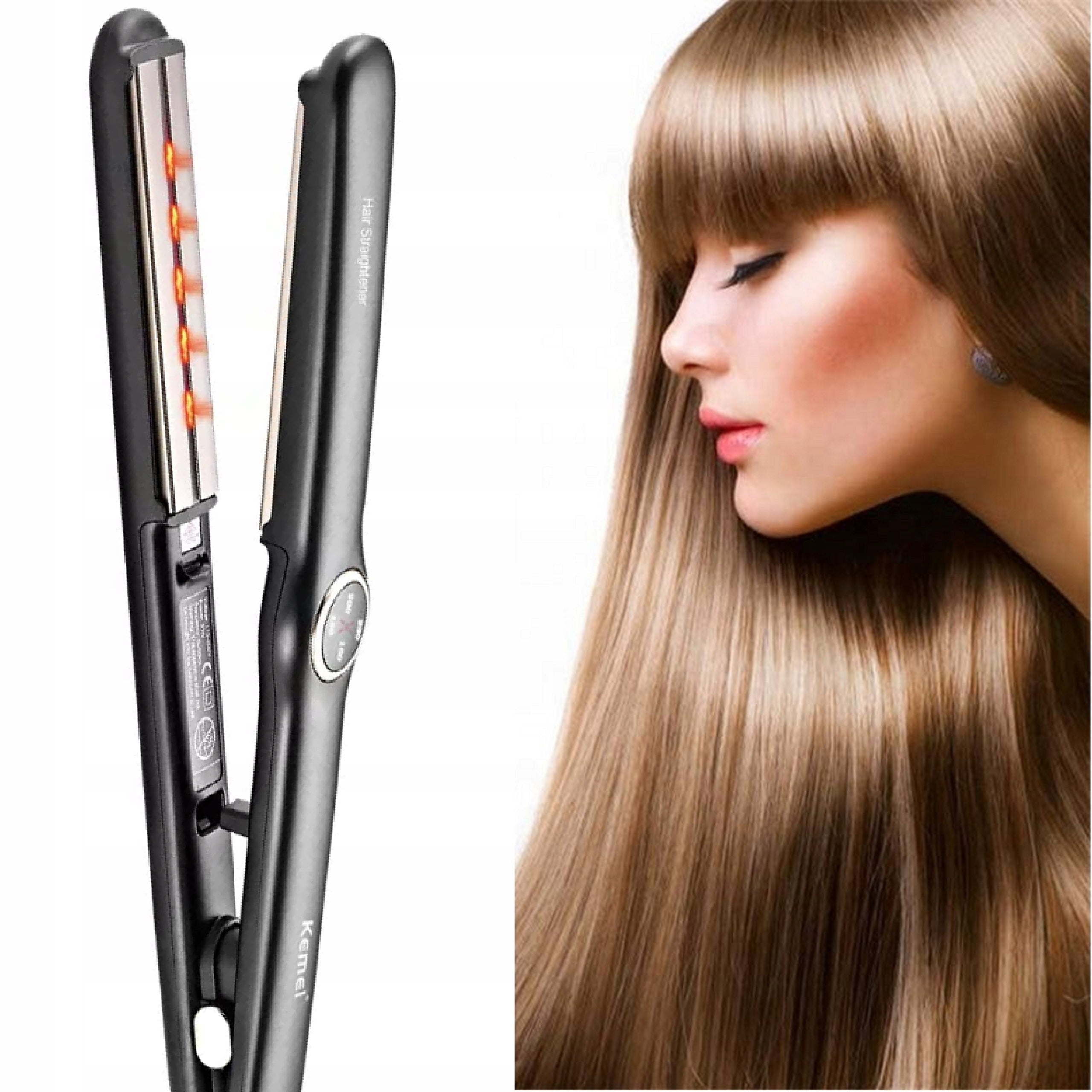 Hair Straightener Ceramic Infrared 30W 160-230°C Temp. Manufacturer code 1110
