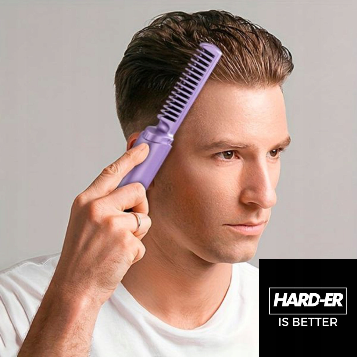 Hair Straightener Comb Curler Wireless Portable Hard-er Packaging status original
