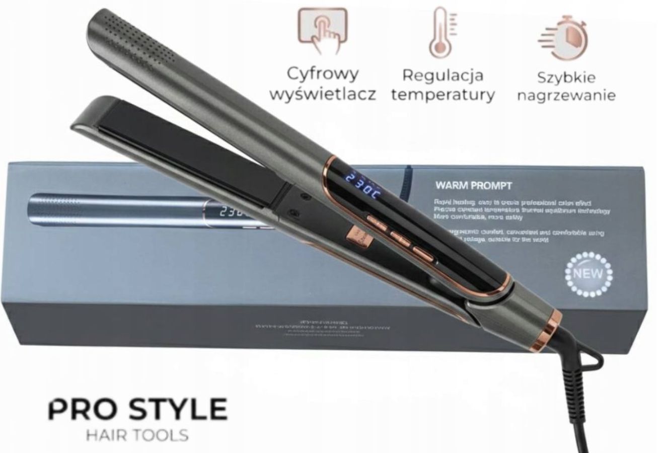 Hair Straightener Fast Heating Ceramic Ionization 55W 2W1 230C