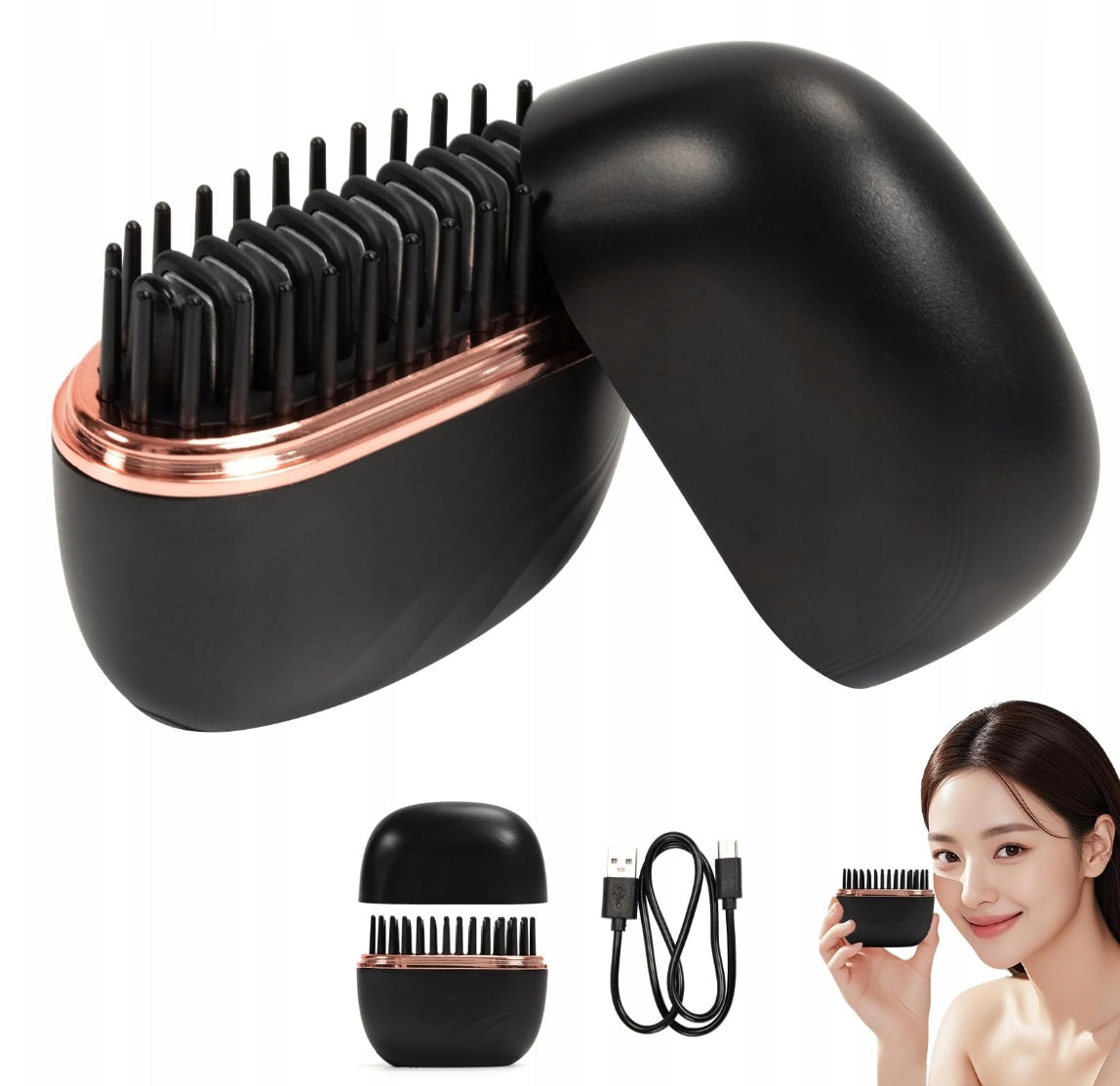 Hair Straightener Wireless Mini Black Ceramic