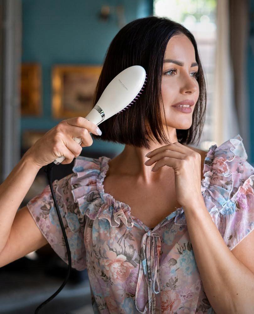 Hair Straightening Brush ELECTRIC Straightener Ionization for Hair Pro Packaging status original