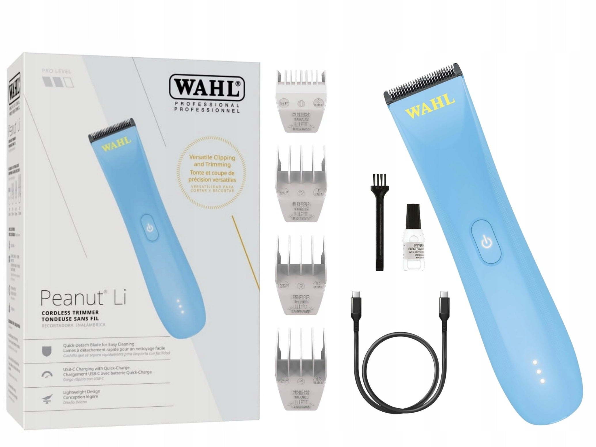 Hair Trimmer Machine WAHL Professional PEANUT Li 7000 RPM Packaging status original
