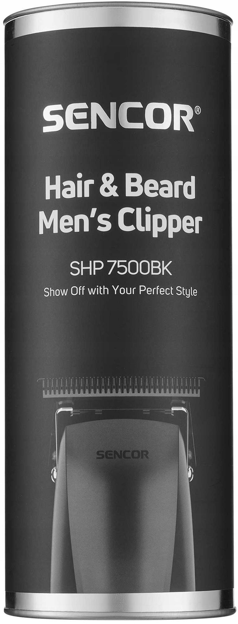 Hair and Beard Clipper Sencor SHP 7500BK Ceramic Blade Packaging status original