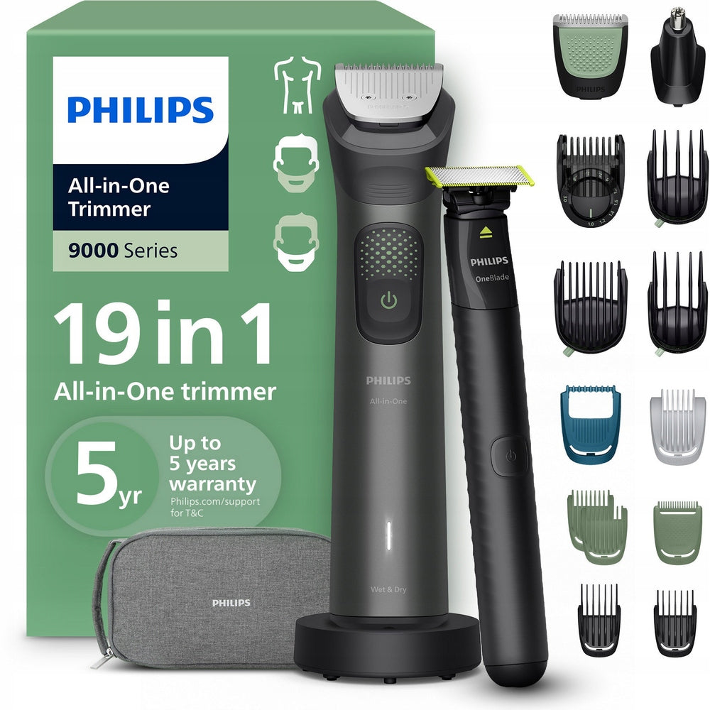 Hair and Beard Trimmer Philips MG9556/15 + Philips OneBlade