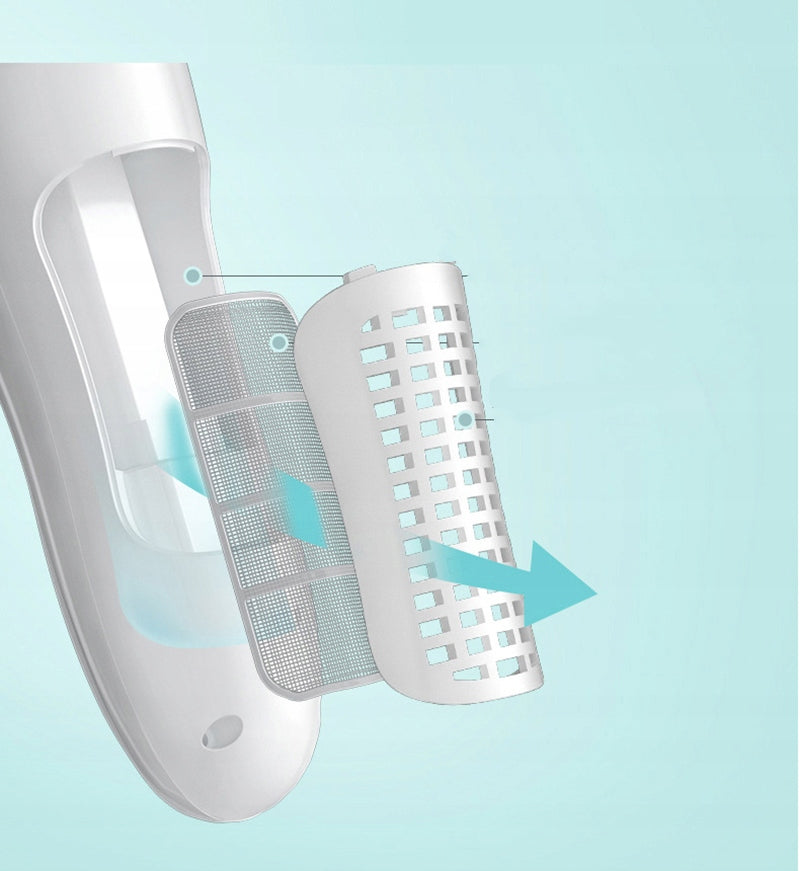 Hair clipper for children pulling hair Dominant color green