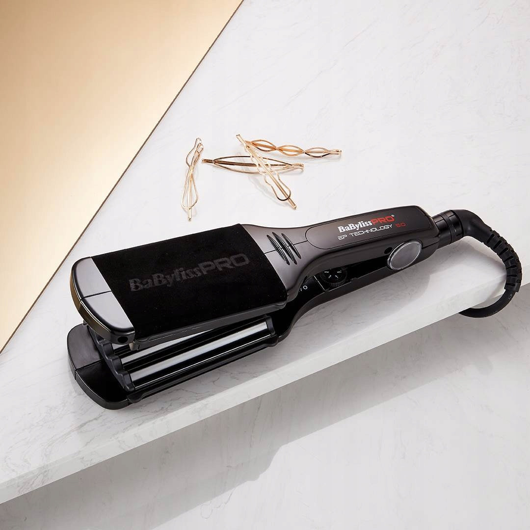 Hair crimper Babyliss PRO 60mm 125W tourmaline coating ionization Manufacturer code Karbownica do włosów jonizacja 125 W