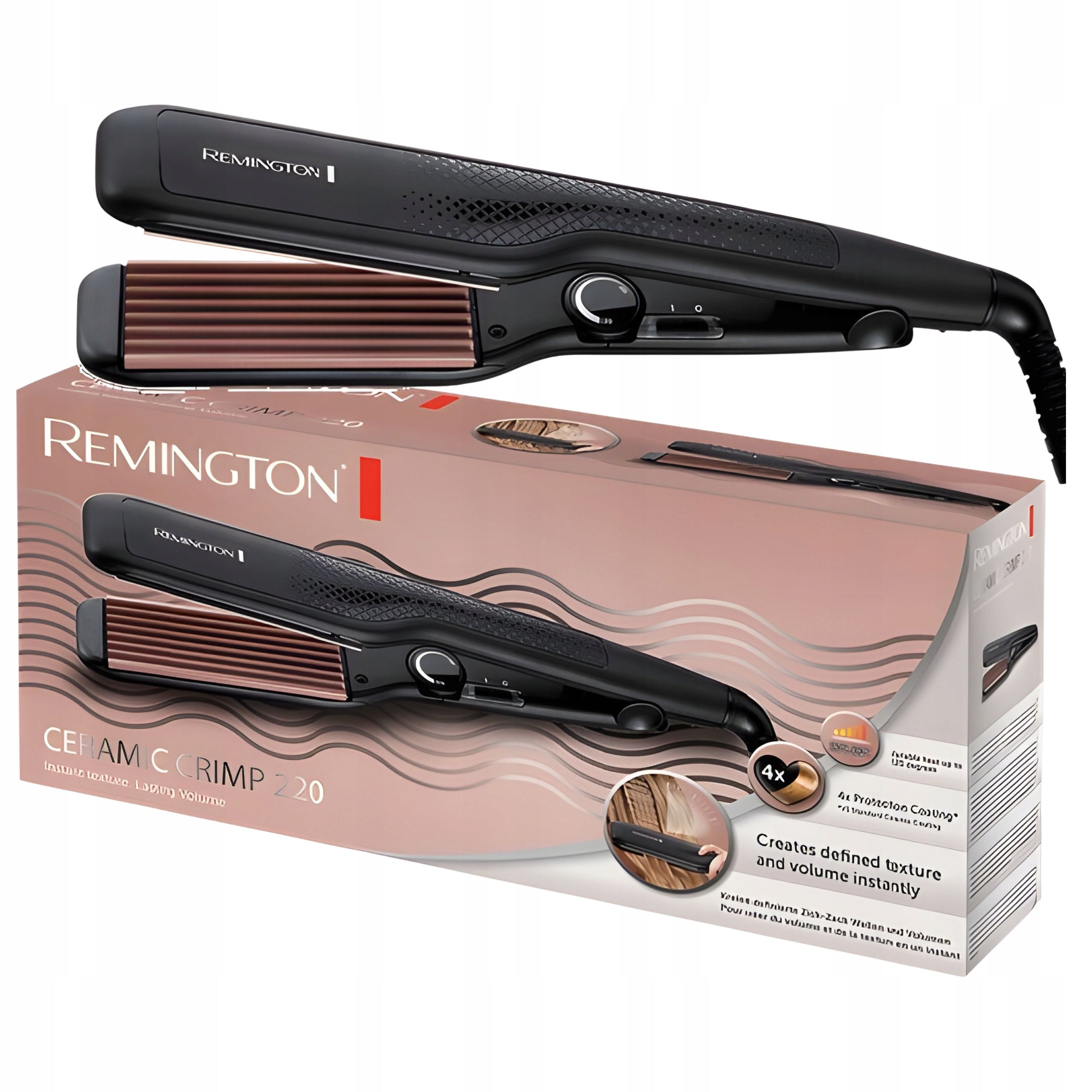 Hair crimper Remington S3580 Ceramics and tourmalines
