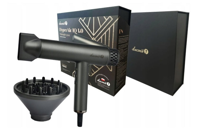 Hair dryer Łucznik IQ 1.0 1800W cold air ionization grey Brand Łucznik