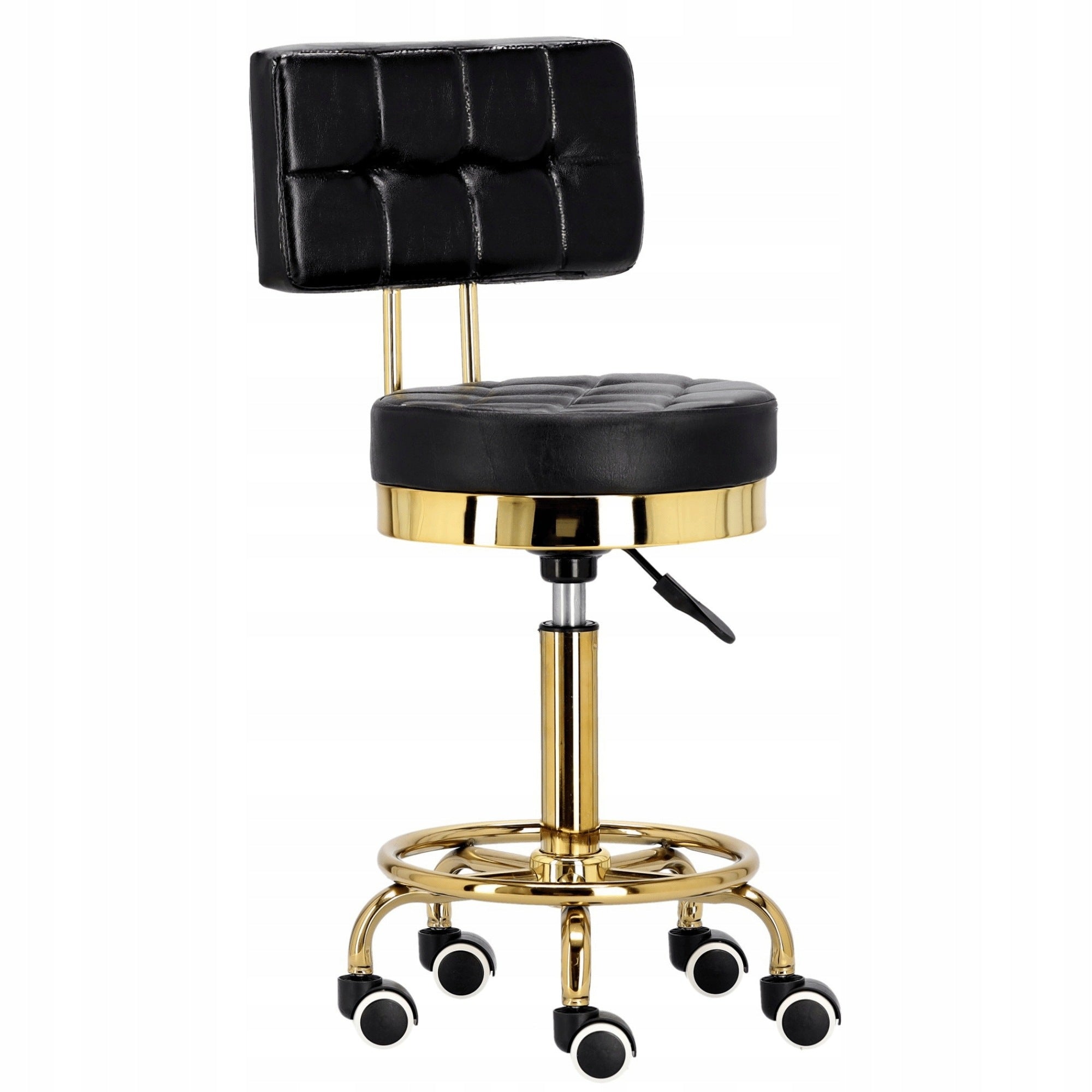 Hairdresser Cosmetic Stool with Backrest Chair Hoker SPA Mobile Brand Calissimo