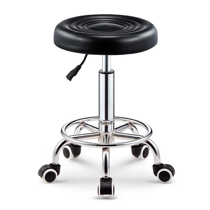 Hairdresser Stool Round Cosmetic For Salon Black C-9350 Adjustable