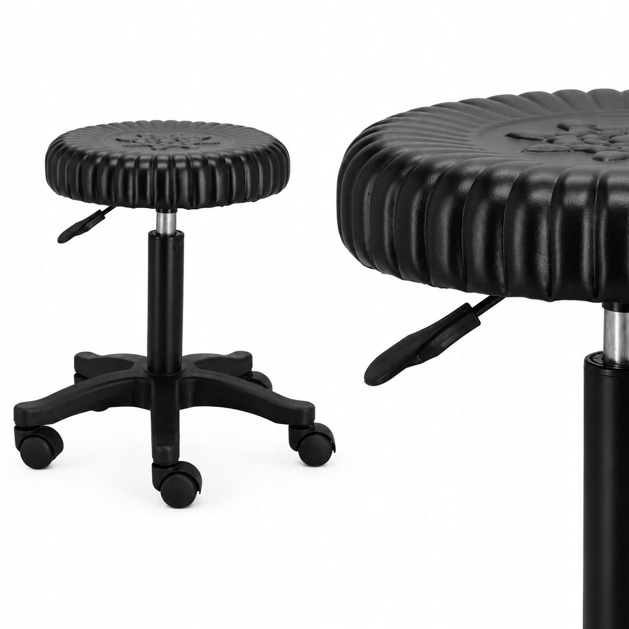Hairdresser cosmetic stool bar stool saddle SPA mobile Brand Calissimo
