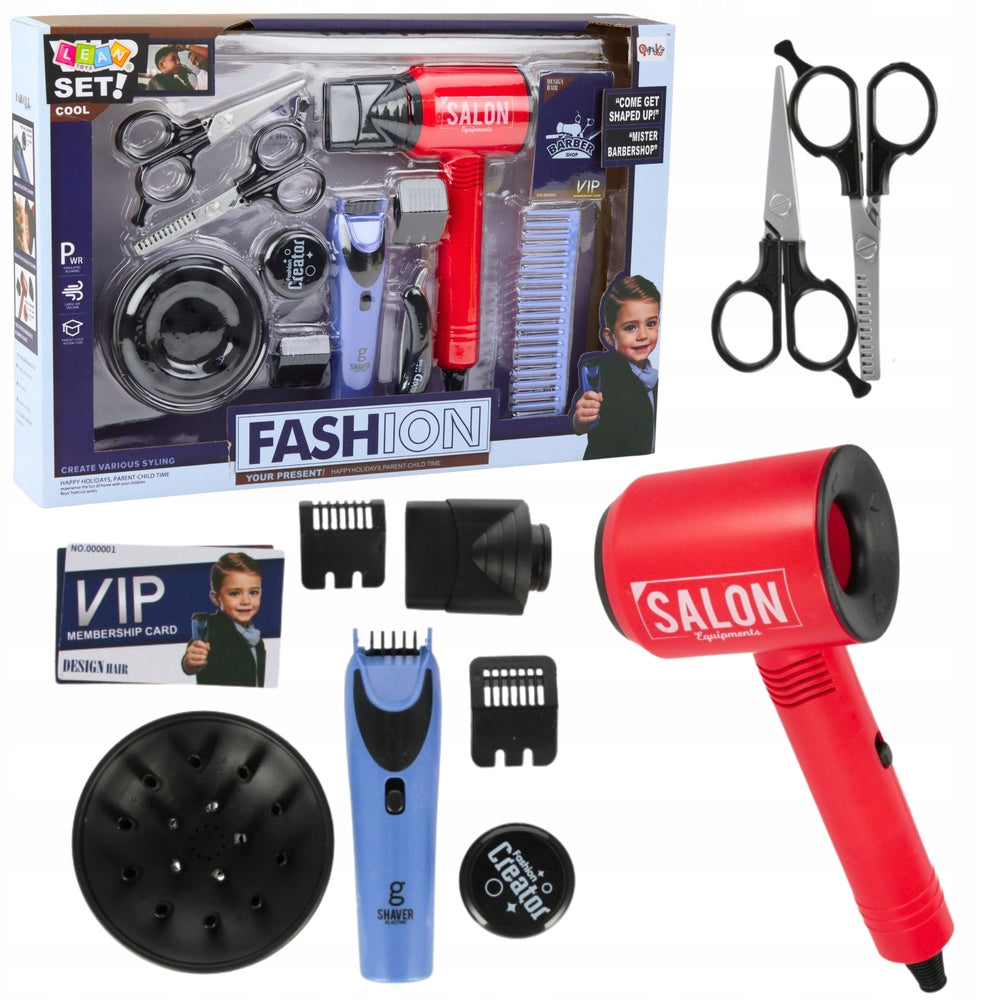 Hairdressing Set For Boy Dryer Machine Combs Accessories