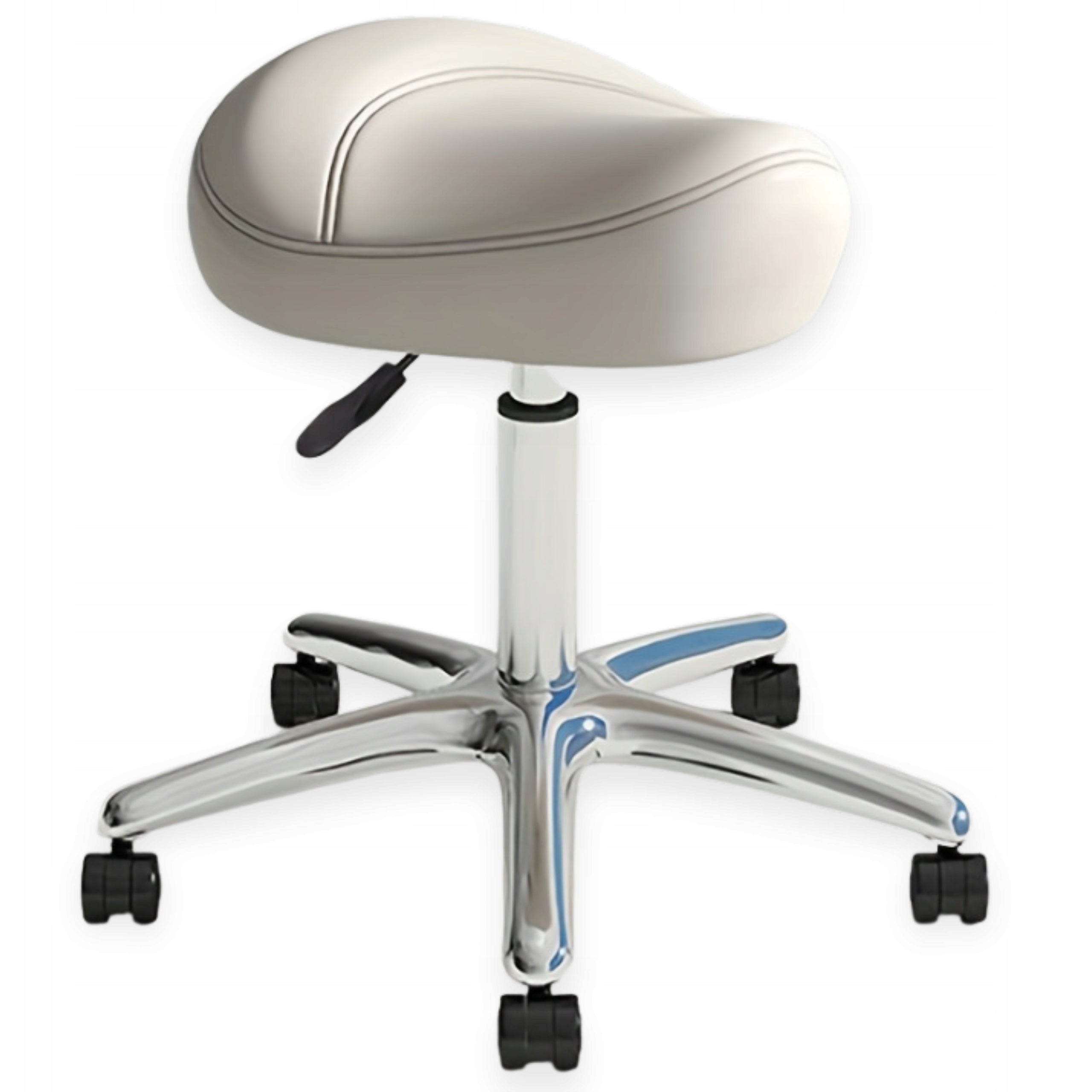 Hairdressing Stool SADDLE Cosmetic Hoker Stool Adjustable On Wheels