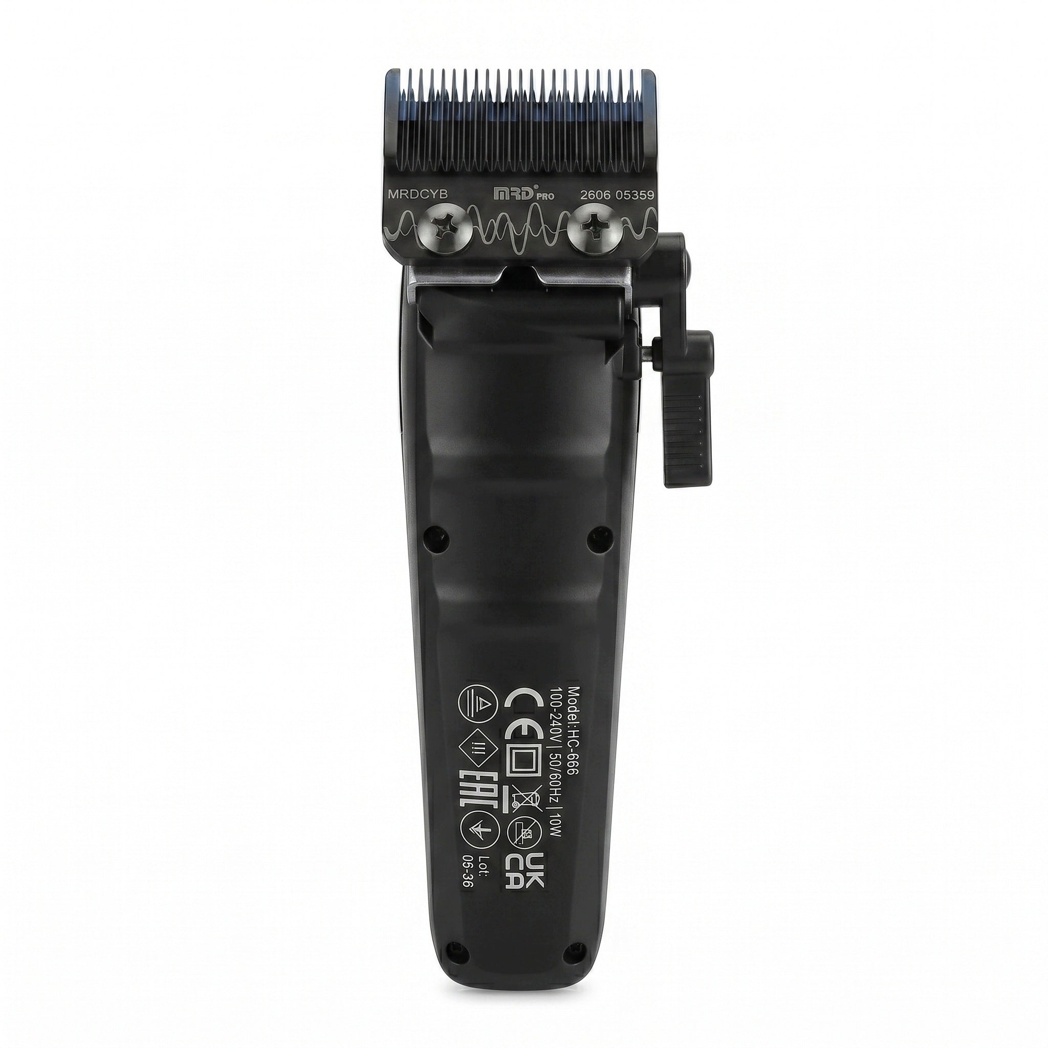 Hairdressing machine MRD Pro CYBORG HC-666 Black Manufacturer code HC-666 Czarna