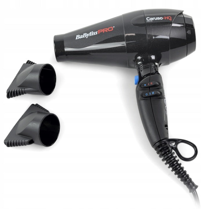 Hairdryer Babyliss Pro Caruso 2400W black ionization Cold Breathing Model Caruso HQ