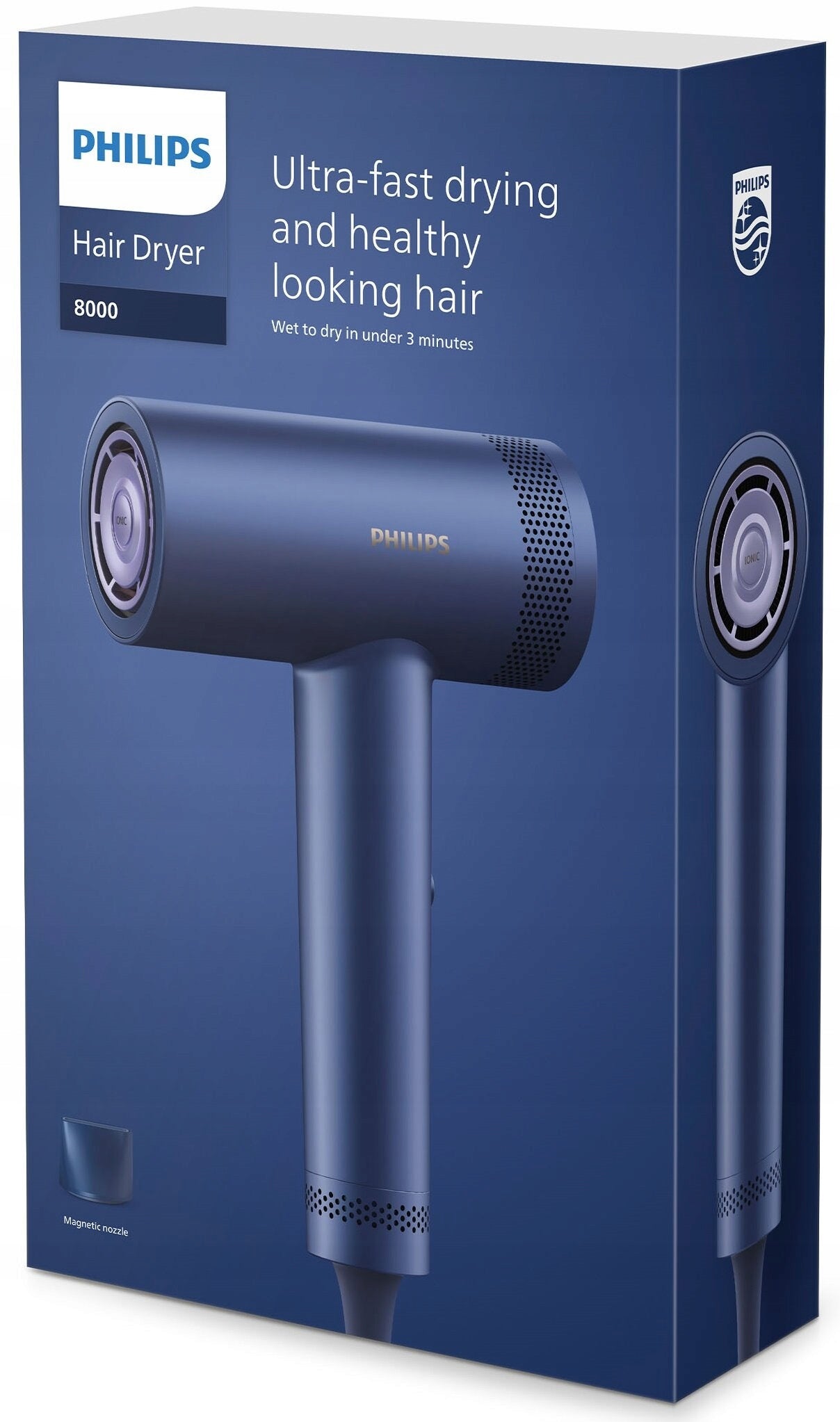 Hairdryer PHILIPS BHD839-00 1400 W Ionization Dominant color blue