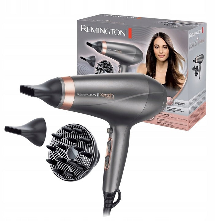 Hairdryer Remington AC8820 2200W cold air ionization silver Manufacturer code AC8820