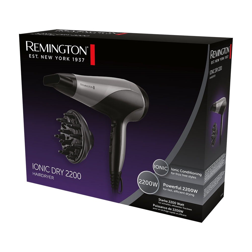 Hairdryer Remington D3190S 2200W black Manufacturer code D3190