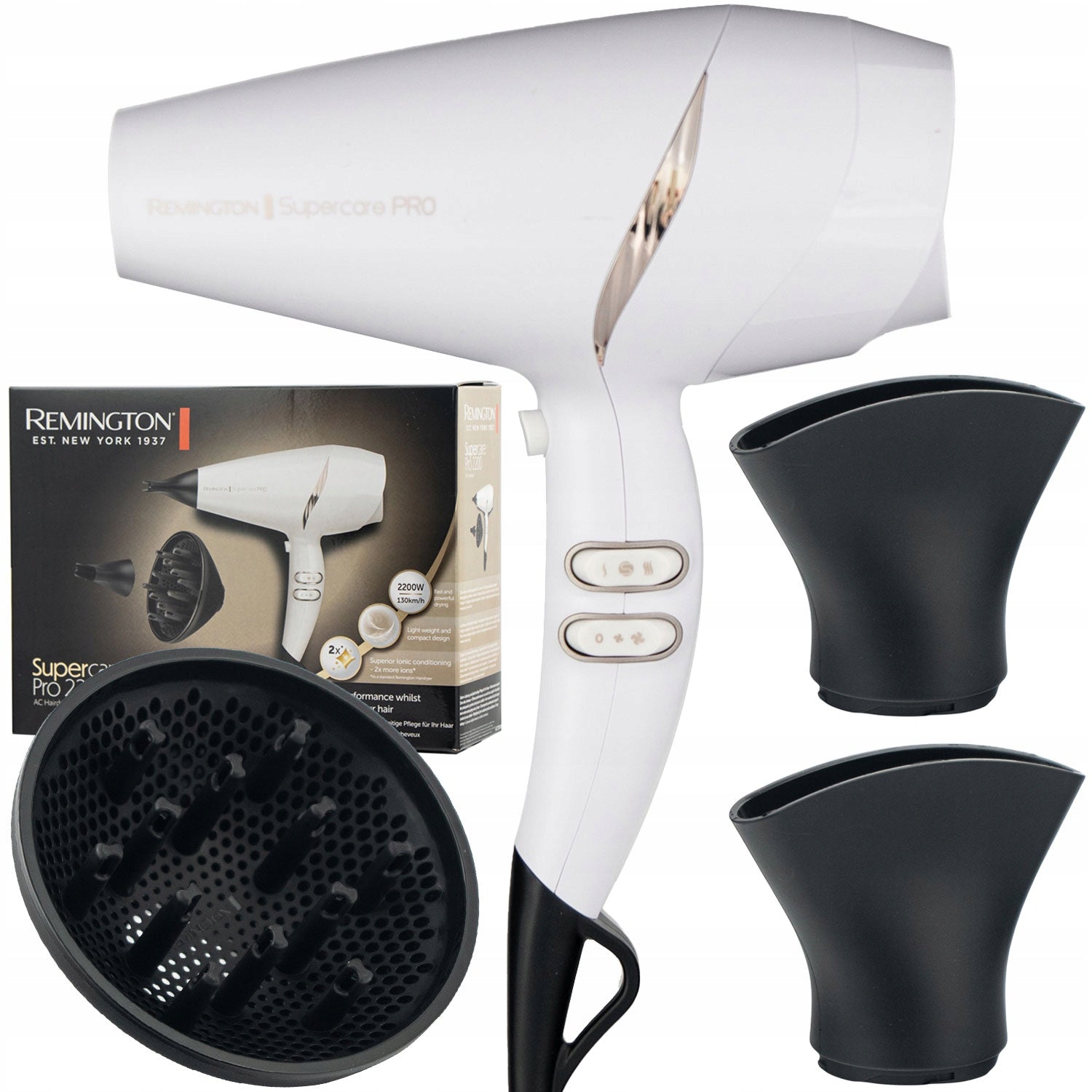 Hairdryer Remington SuperCare Pro AC7200W 130km/h IONIZATION