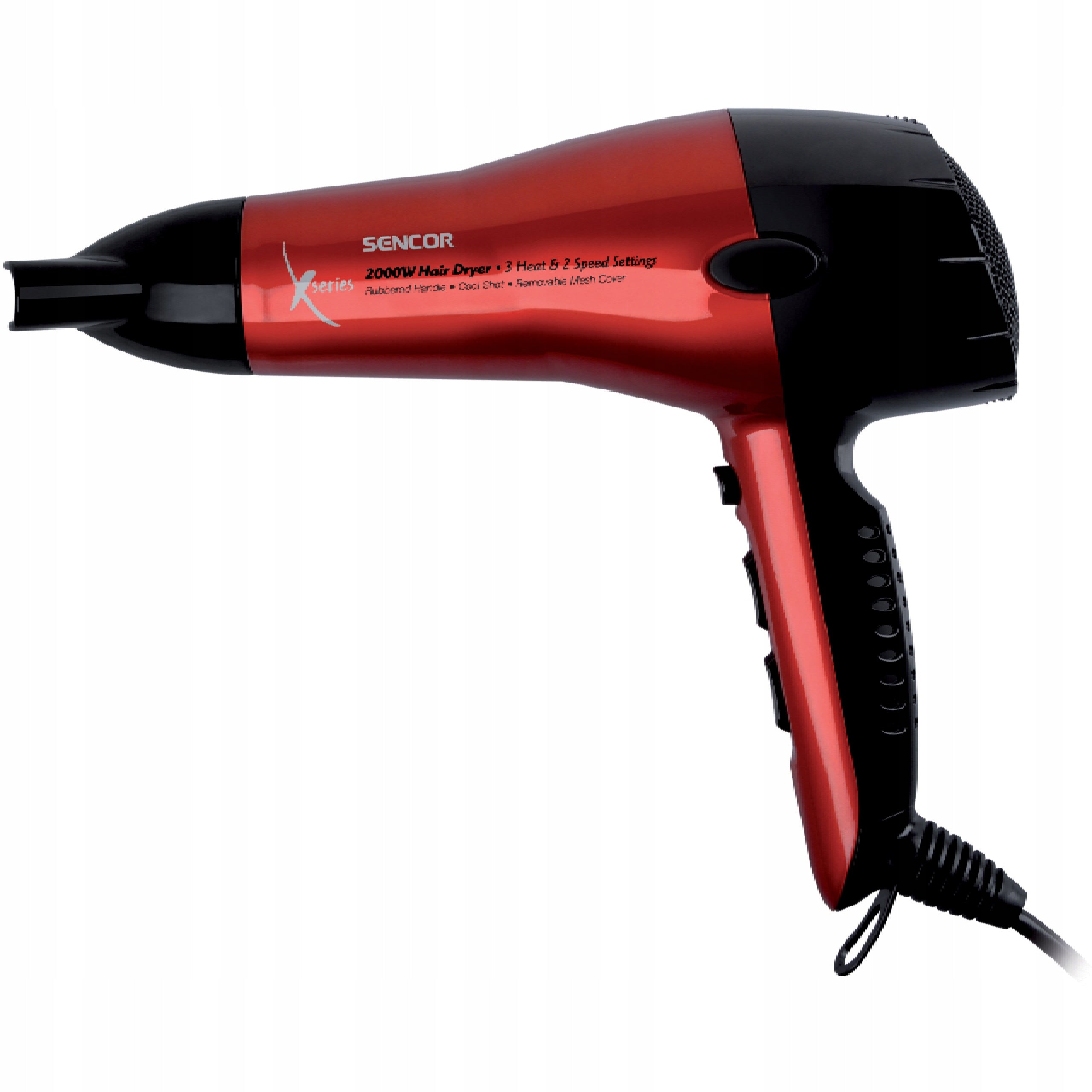 Hairdryer Sencor SHD6600 2000W 3 temperatures 2 speeds red
