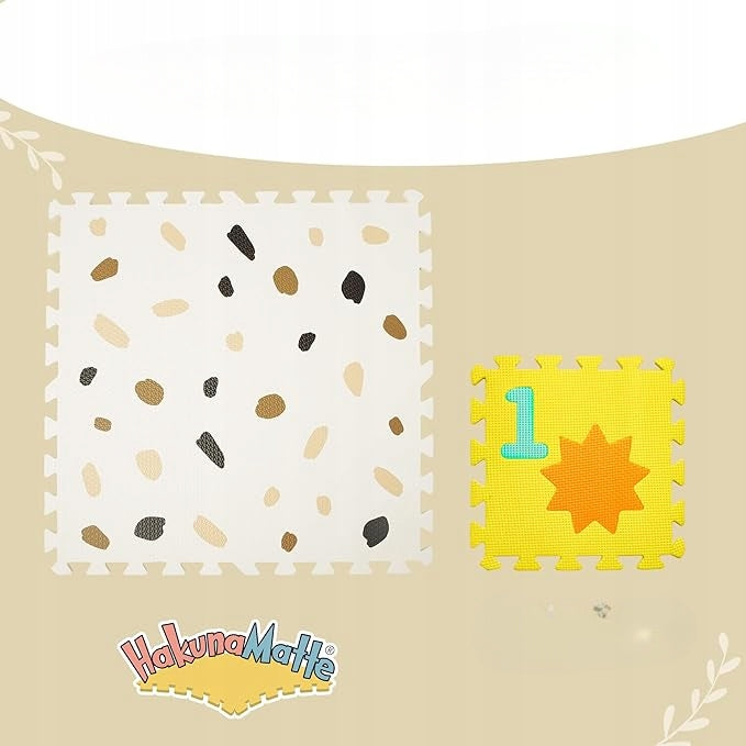 Hakuna Matte Puzzle Mat for Babies and Kids 1,8x1,2m XXL CONFETTI THEME Brand hakuna matte