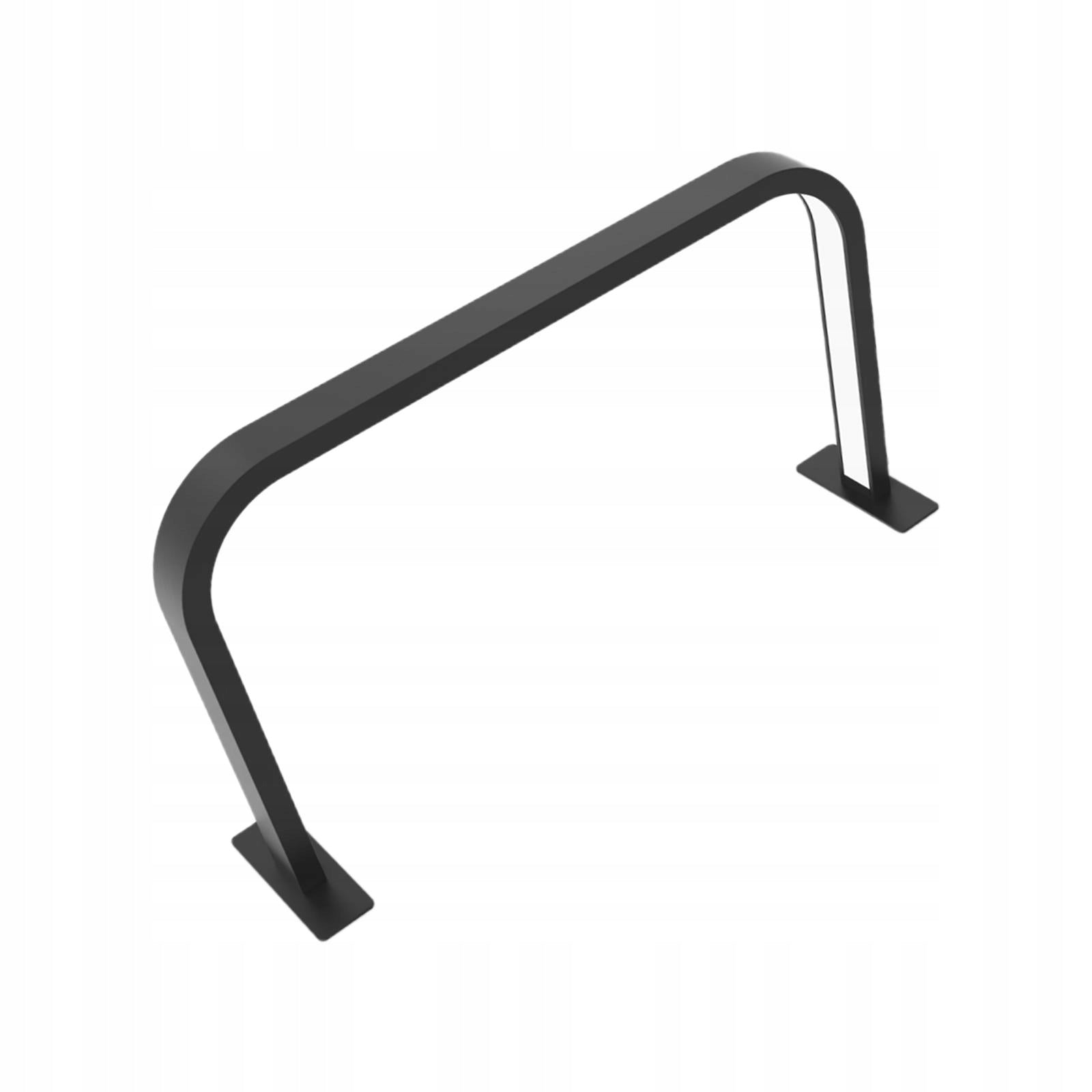 Half Moon Light for Nail Desk 13in Dimmable Brightness Professional black