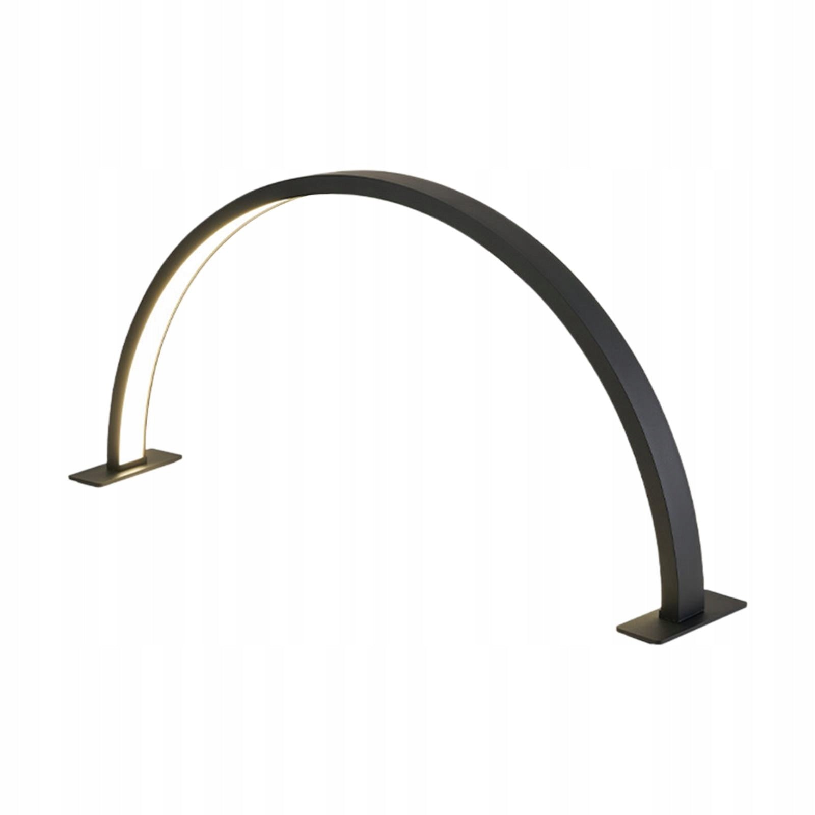 Half Moon Nail Desk Lamp Professional Lighting 3 Color Manicure Light Black
