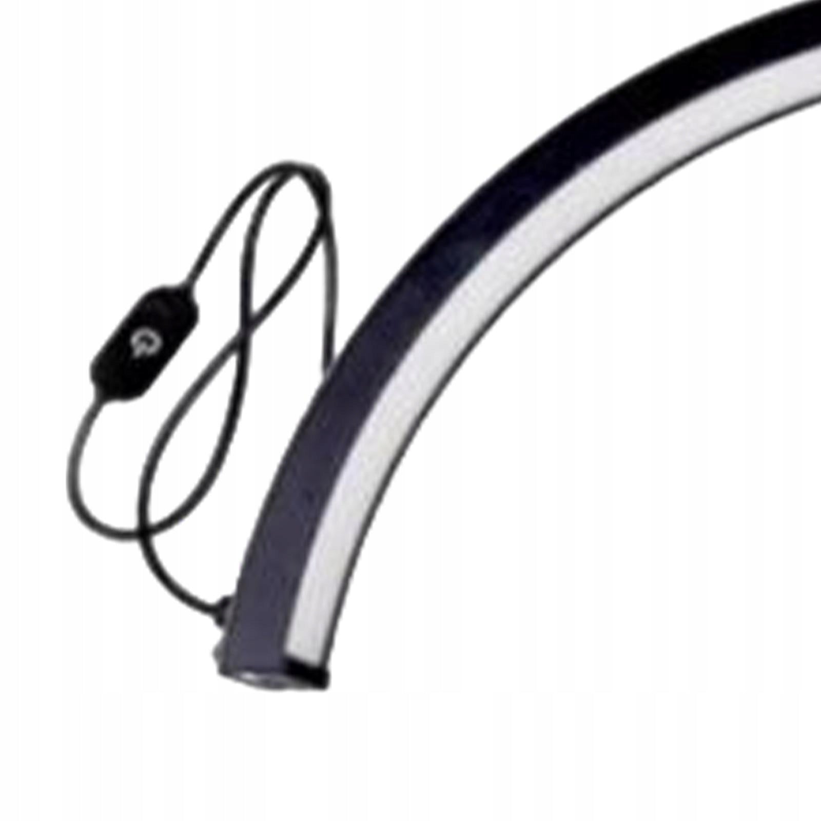 Half Moon Nail Desk Lamp Professional Nail Techs Desk Lamp for SPA black Medical device no