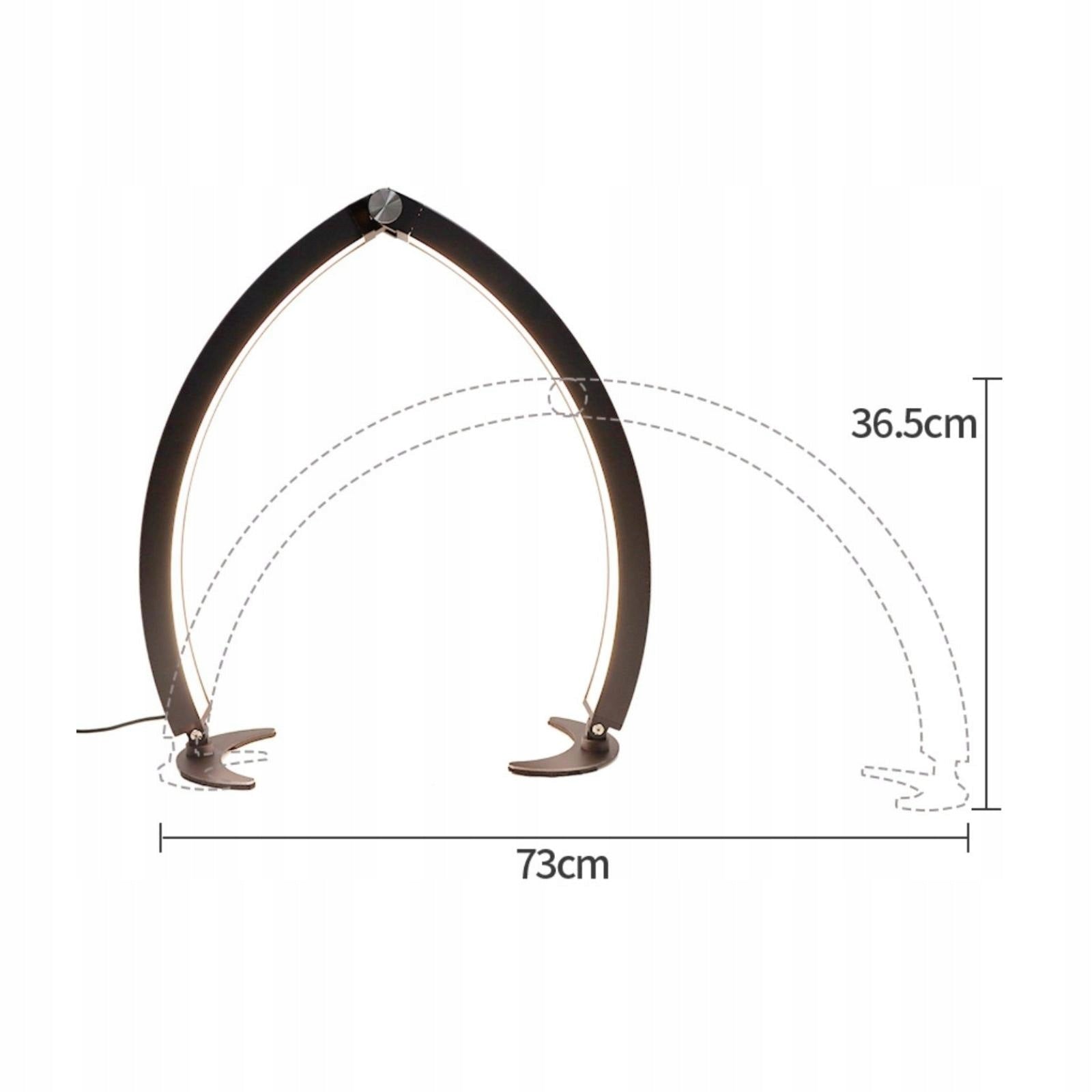 Half Moons Nail Light with Curved Base Arch Half Cosmetic Black Eu Plug Medical device no