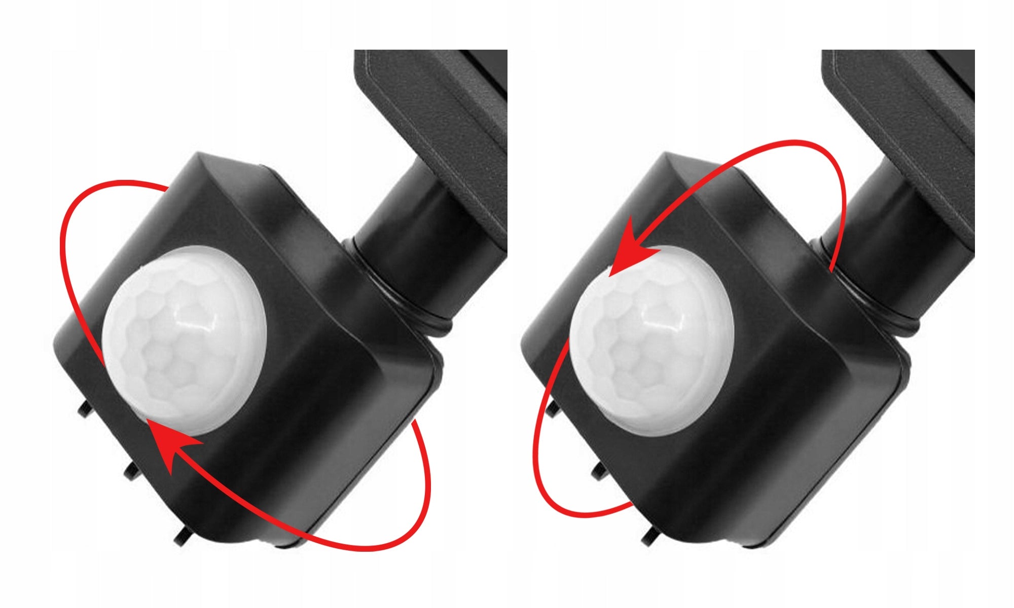 Halogen 100W LED Floodlight Headlight With Outdoor Twilight Motion Sensor Light color white neutral