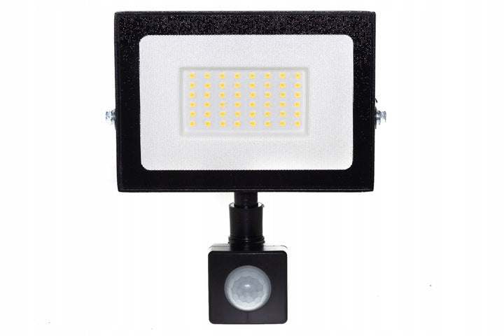 Halogen Floodlight Lamp 50W LED Outdoor Twilight Motion Sensor Garage Color black