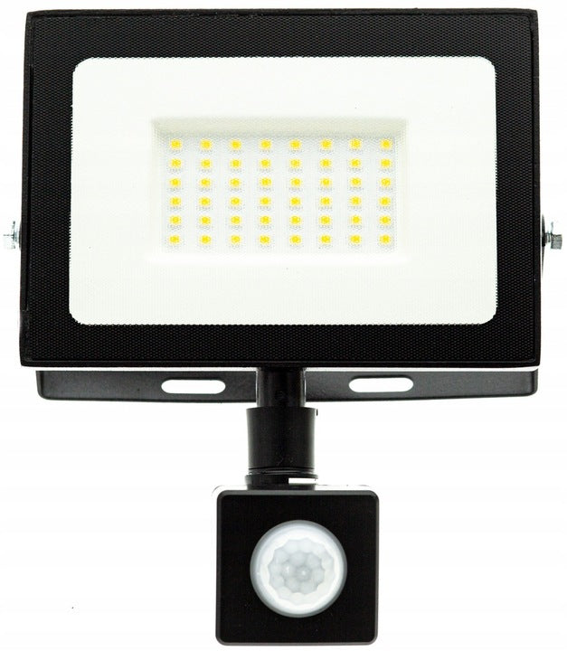 Halogen Floodlight Lamp 50W LED Outdoor Twilight Motion Sensor Garage