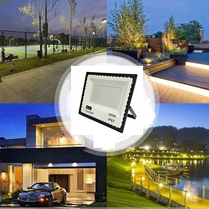 Halogen LED 50W floodlight lamp IP67 Color white