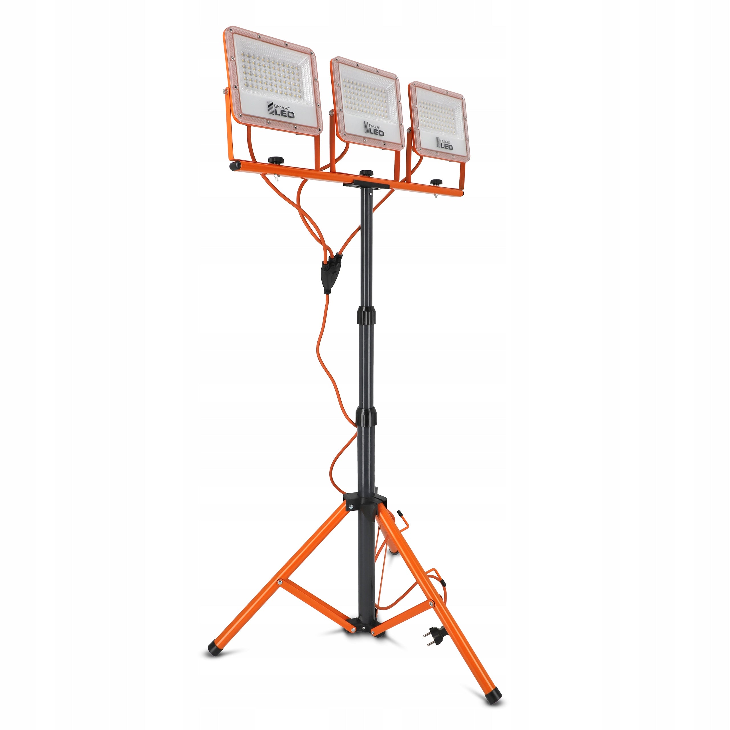 Halogen LED Building TRIPOD Floodlight 3x 50W 16500lm Work Lamp IP65 Brightness 16500 lm