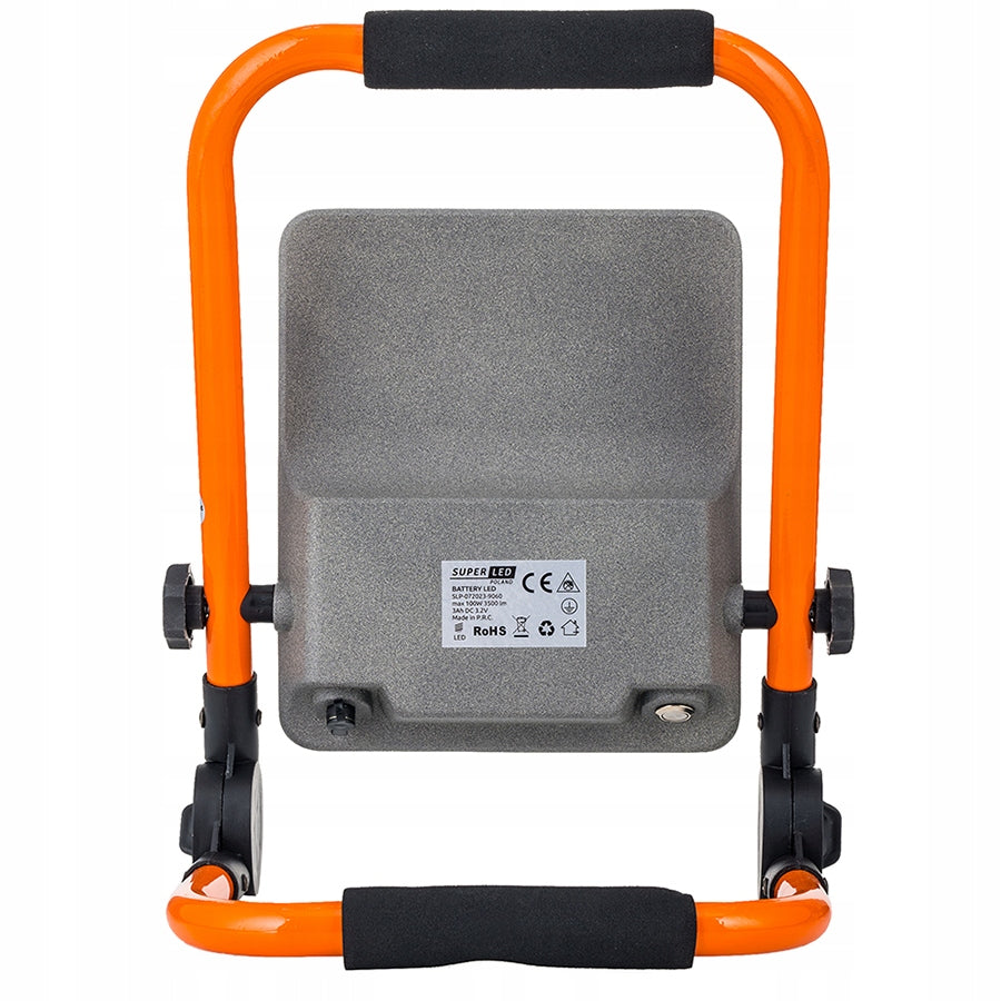 Halogen LED Construction Working 30W Floodlight Portable Battery Color temperature 6000 K