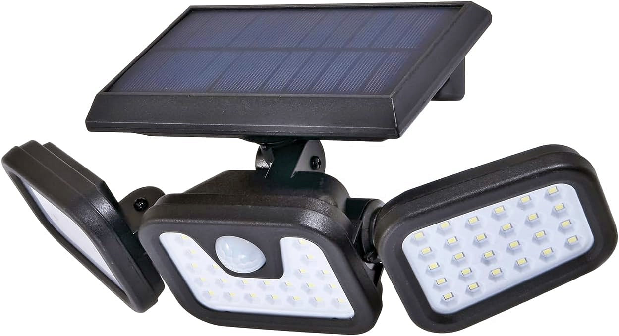 Halogen cold solar spotlight with motion and dusk sensor 420 lm 15W