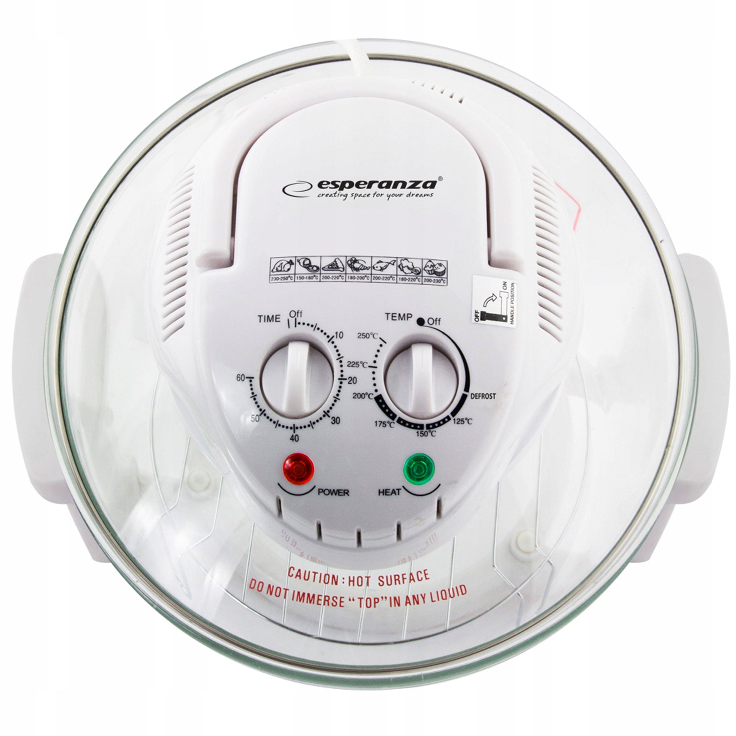 Halogen combination Esperanza Quasar EKO003 1400W 18l white Manufacturer code EKO003