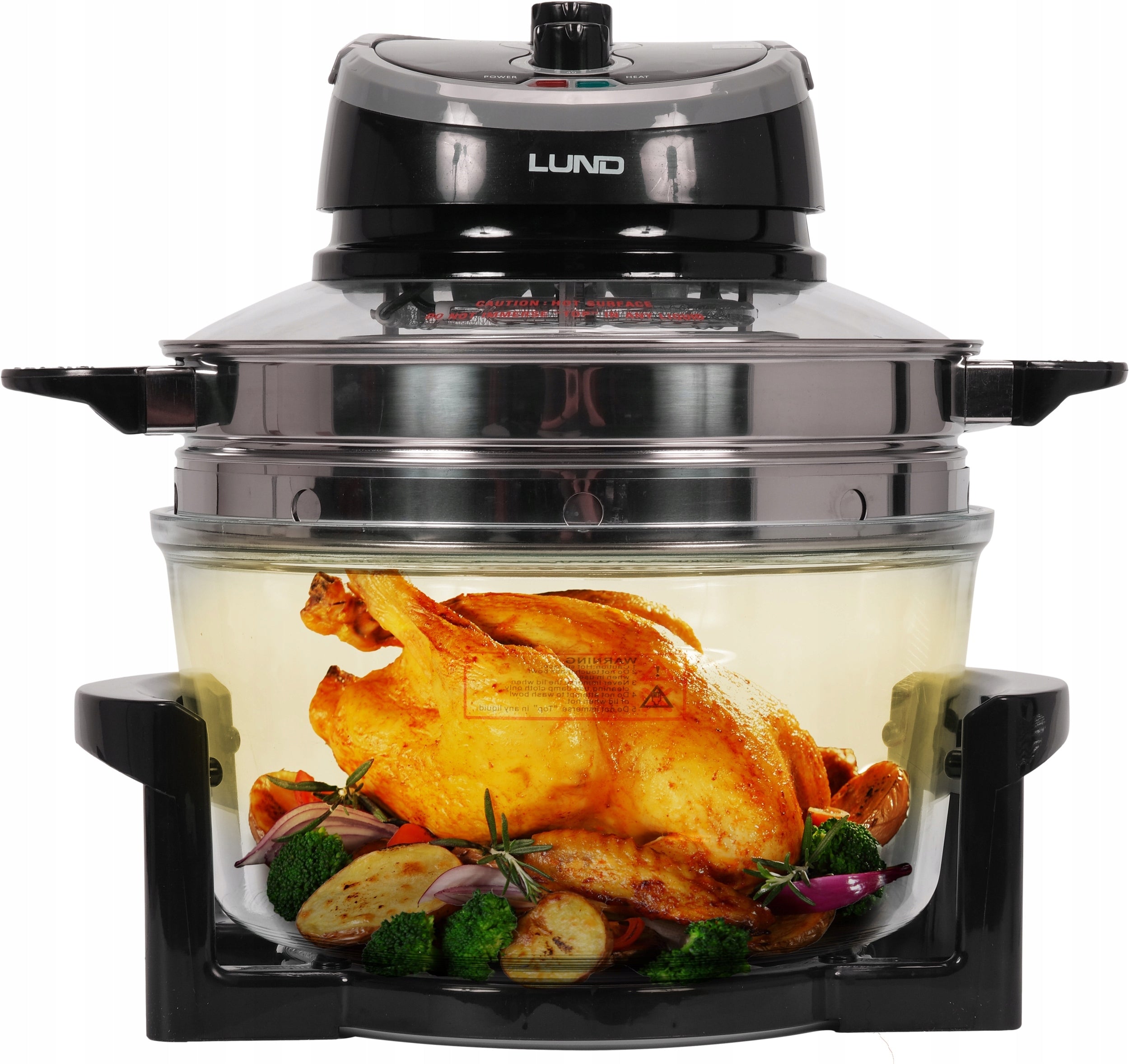 Halogen combo Lund 67642 black 17L 1400W