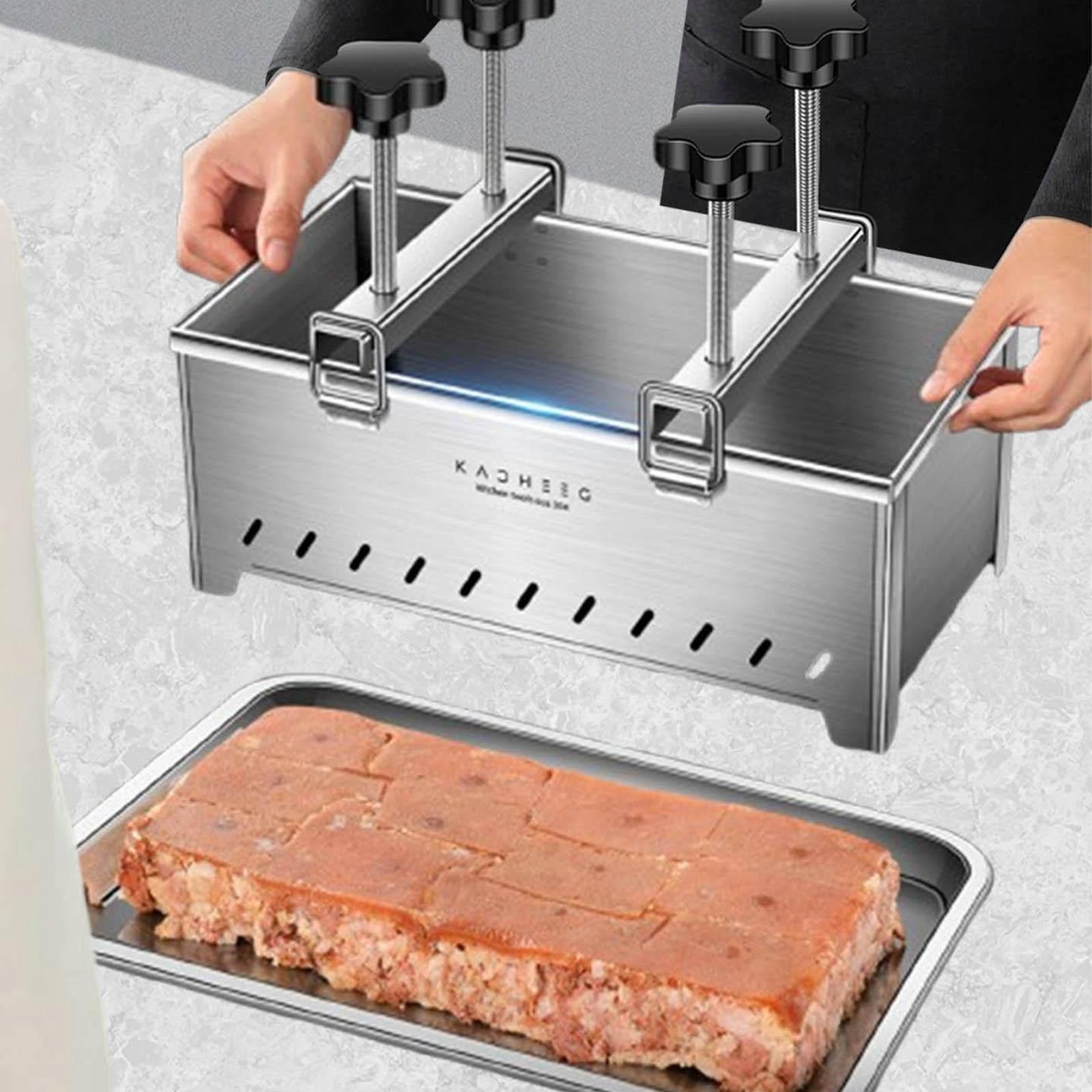 Ham Meat Pressing Tool Box Kitchen Cooking Lunch Meat Pressing for 1kg