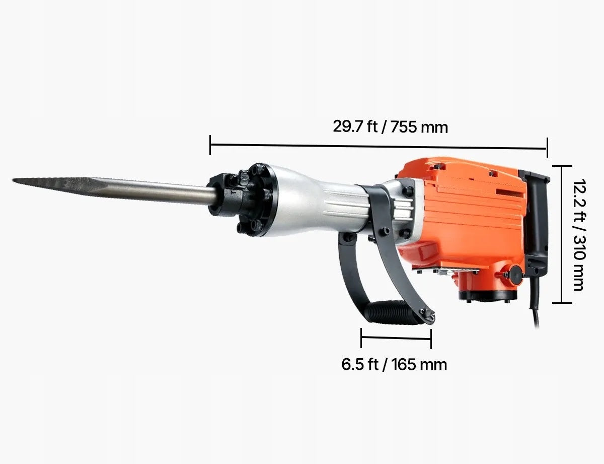 Hammer Destroyer Impact Construction Chisel Set Premium 2200W Strong Brand no brand