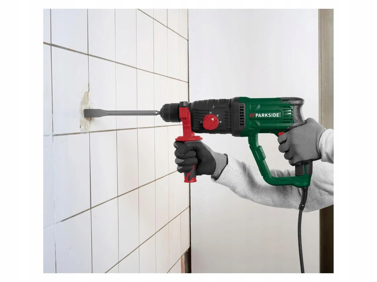 Hammer Drill Impact Drill Parkside PBH 1050 D4 SDS Plus 1050 W Packaging status original