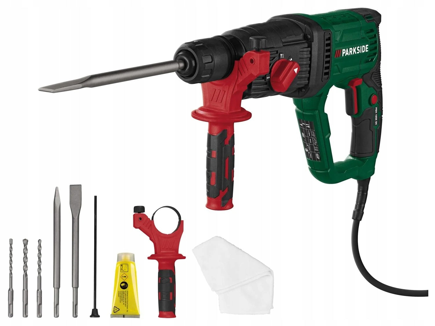 Hammer Drill Impact Drill Parkside PBH 1050 D4 SDS Plus 1050 W