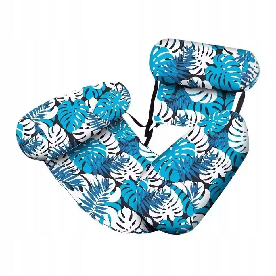 Hammock water mattress for swimming chair lounger inflatable wheel for swimming pool