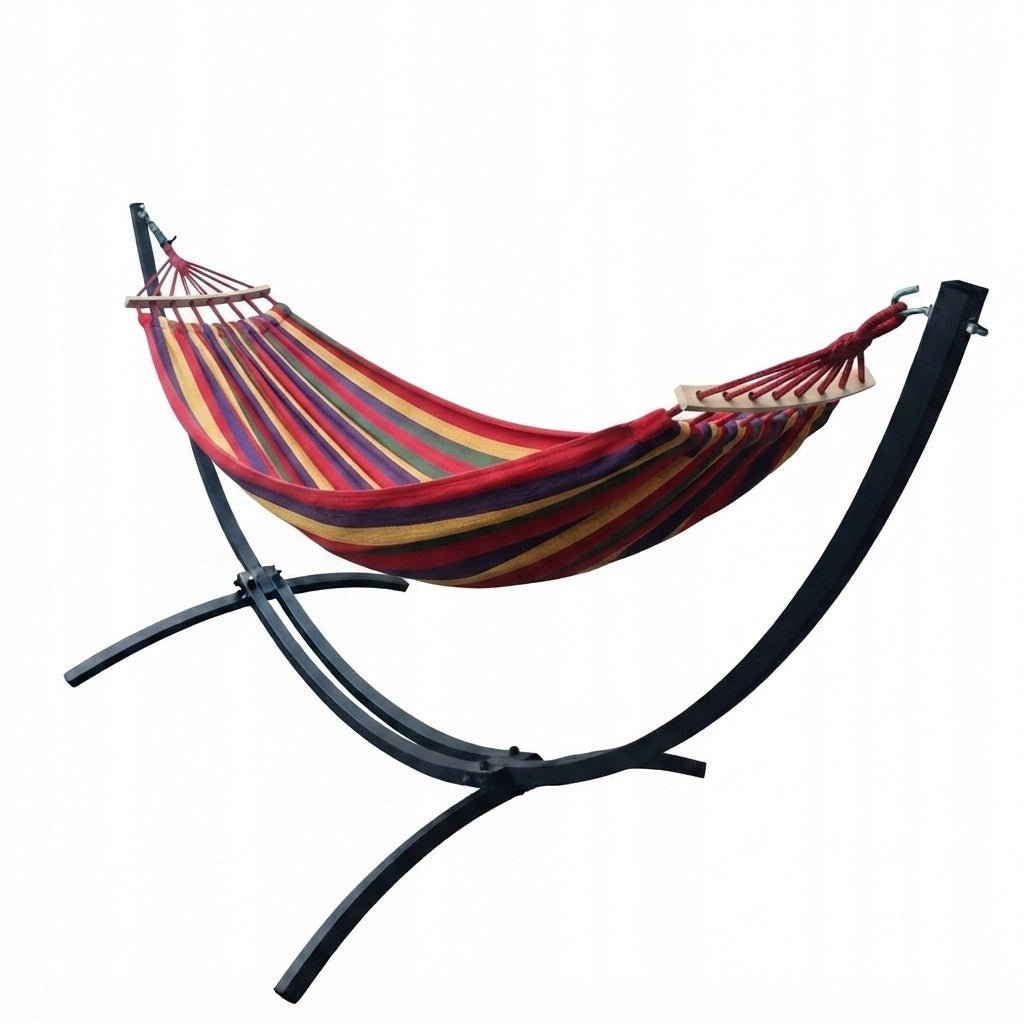 Hammock with Garden Frame Metal Stand for Double Hammock 250kg Packaging status original